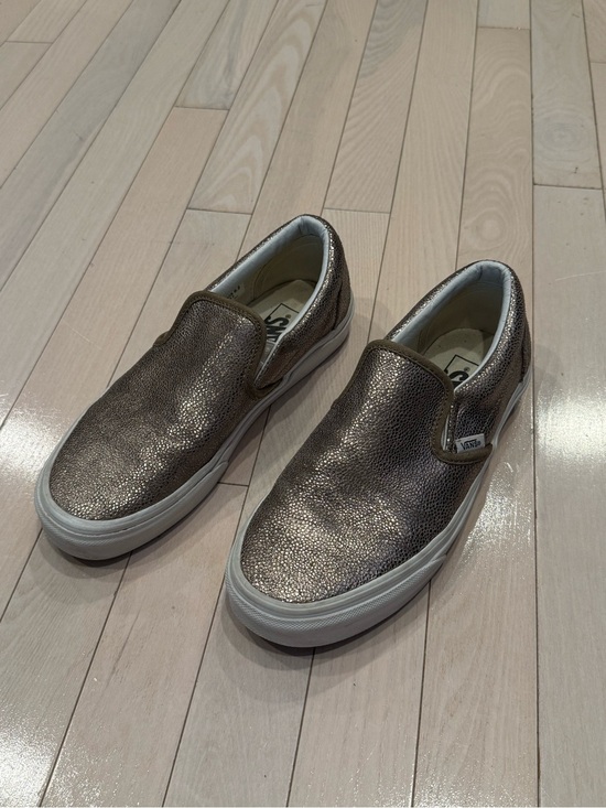 Vans Shoes - Vintage Vans Metallic Slip-On Sneakers